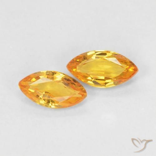 Shop natural 0.39ct Orange Doré Saphir gems, Marquise, from Tanzanie at GemSelect. In stock, global shipping!