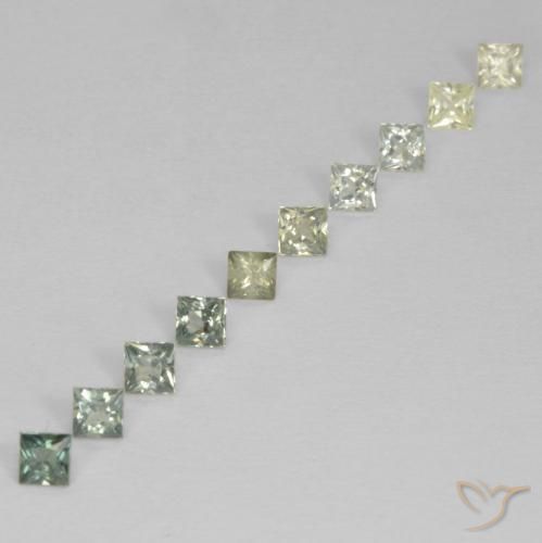 Shop natural 1.07ct Multicolore Saphir gems, Carré, from Tanzanie at GemSelect. In stock, global shipping!