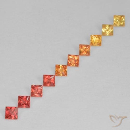 Shop natural 0.96ct Multicolore Saphir gems, Carré, from Tanzanie at GemSelect. In stock, global shipping!