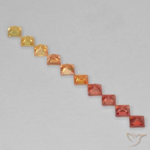 Shop natural 0.96ct Multicolore Saphir gems, Carré, from Tanzanie at GemSelect. In stock, global shipping!