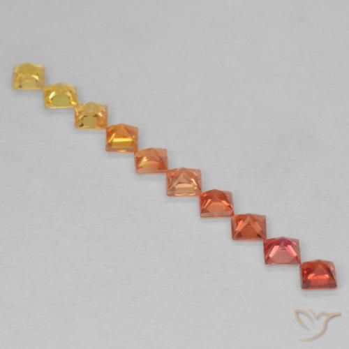 Shop natural 0.80ct Multicolore Saphir gems, Carré, from Tanzanie at GemSelect. In stock, global shipping!