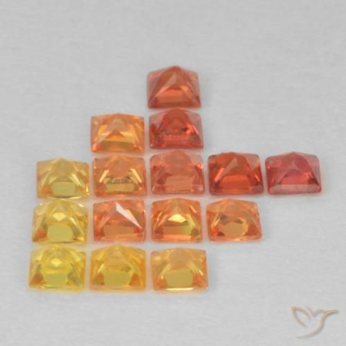 Shop natural 1.18ct Multicolore Saphir gems, Carré, from Tanzanie at GemSelect. In stock, global shipping!