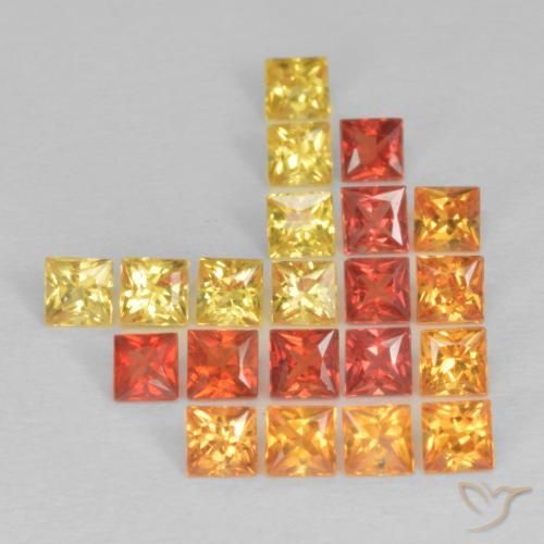 Shop natural 1.84ct Multicolore Saphir gems, Carré, from Tanzanie at GemSelect. In stock, global shipping!