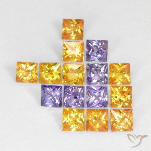 Shop natural 1.09ct Multicolore Saphir gems, Carré, from Tanzanie at GemSelect. In stock, global shipping!