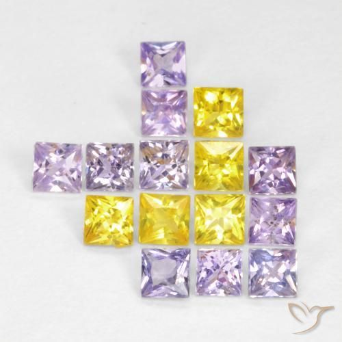 Shop natural 1.13ct Multicolore Saphir gems, Carré, from Tanzanie at GemSelect. In stock, global shipping!