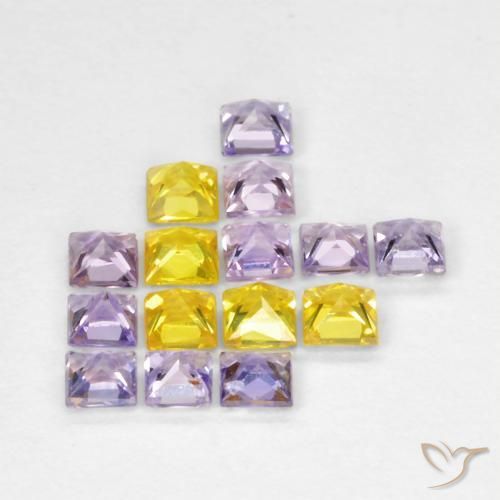 Shop natural 1.13ct Multicolore Saphir gems, Carré, from Tanzanie at GemSelect. In stock, global shipping!