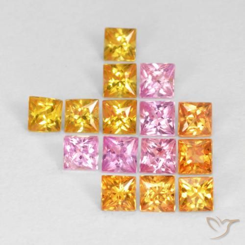 Shop natural 1.29ct Multicolore Saphir gems, Carré, from Tanzanie at GemSelect. In stock, global shipping!