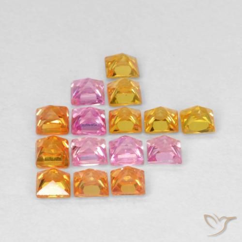 Shop natural 1.29ct Multicolore Saphir gems, Carré, from Tanzanie at GemSelect. In stock, global shipping!