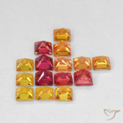 Shop natural 1.24ct Multicolore Saphir gems, Carré, from Tanzanie at GemSelect. In stock, global shipping!