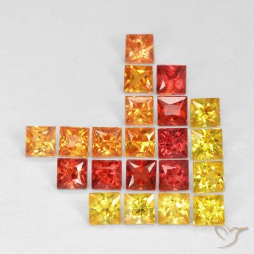 Shop natural 2.05ct Multicolore Saphir gems, Carré, from Tanzanie at GemSelect. In stock, global shipping!