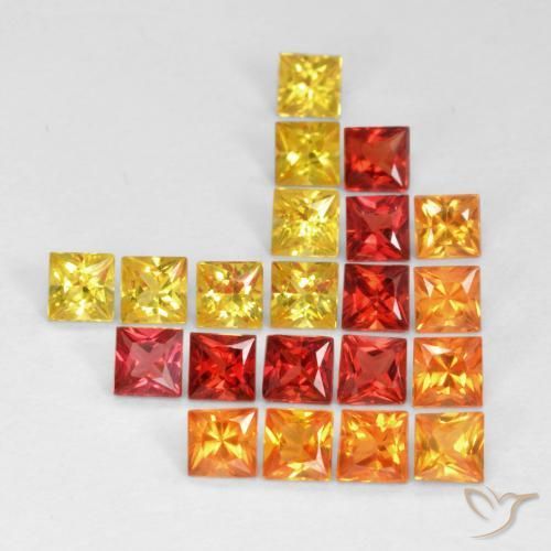 Shop natural 2.48ct Multicolore Saphir gems, Carré, from Tanzanie at GemSelect. In stock, global shipping!