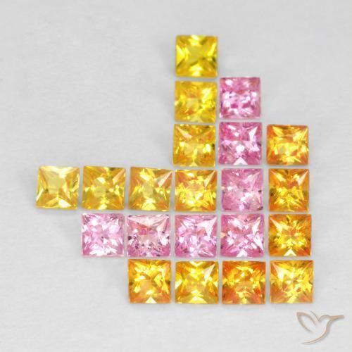 Shop natural 1.69ct Multicolore Saphir gems, Carré, from Tanzanie at GemSelect. In stock, global shipping!