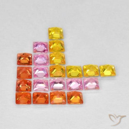 Shop natural 1.54ct Multicolore Saphir gems, Carré, from Tanzanie at GemSelect. In stock, global shipping!