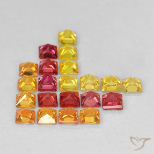 Shop natural 1.99ct Multicolore Saphir gems, Carré, from Tanzanie at GemSelect. In stock, global shipping!