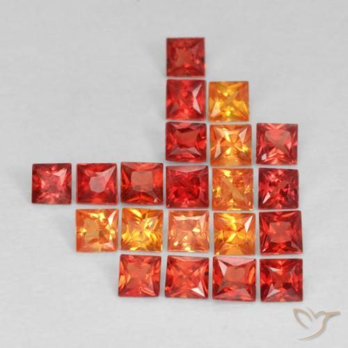 Shop natural 1.91ct Multicolore Saphir gems, Carré, from Tanzanie at GemSelect. In stock, global shipping!