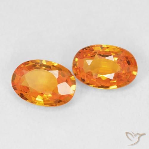 Shop natural 1.20ct Ambre orange Saphir gems, ovale, from Tanzanie at GemSelect. In stock, global shipping!