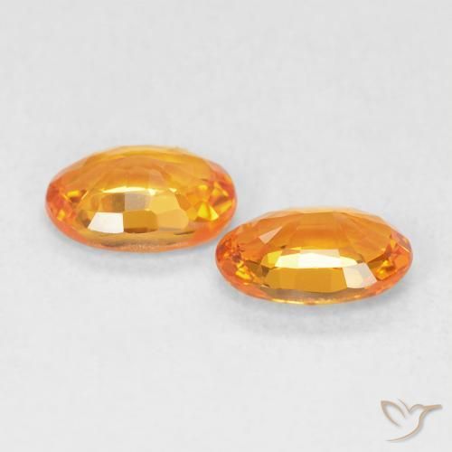 Shop natural 1.20ct Ambre orange Saphir gems, ovale, from Tanzanie at GemSelect. In stock, global shipping!