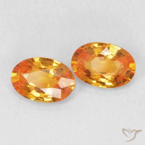 Shop natural 1.12ct Orange vif Saphir gems, ovale, from Tanzanie at GemSelect. In stock, global shipping!