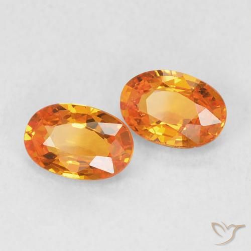 Shop natural 1.21ct Orange vif Saphir gems, ovale, from Tanzanie at GemSelect. In stock, global shipping!