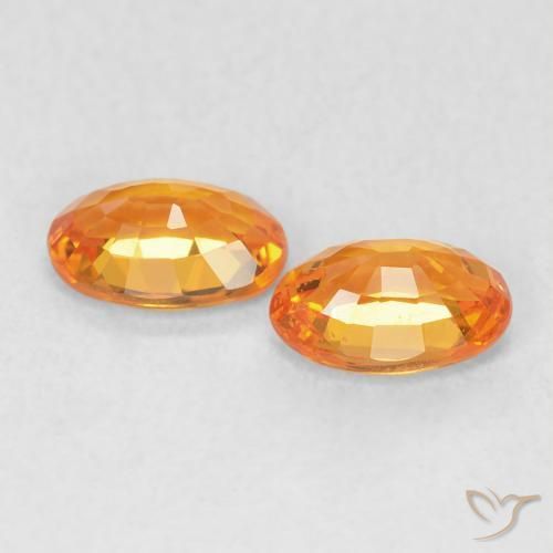 Shop natural 1.21ct Orange vif Saphir gems, ovale, from Tanzanie at GemSelect. In stock, global shipping!