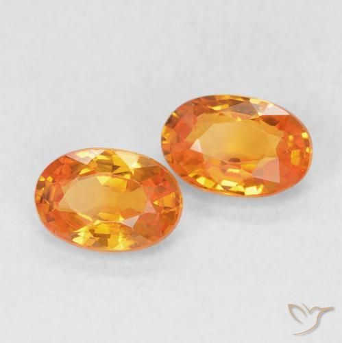 Shop natural 1.18ct Orange rougeâtre Saphir gems, ovale, from Tanzanie at GemSelect. In stock, global shipping!