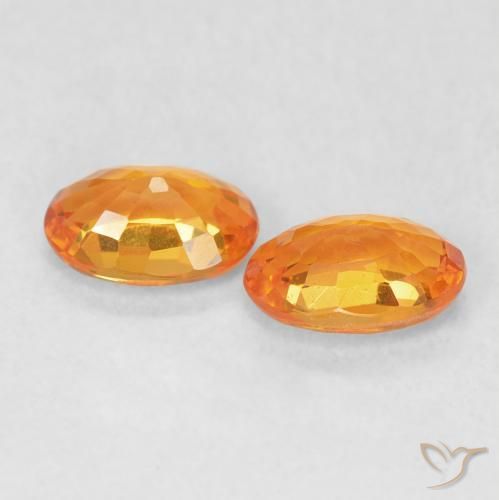 Shop natural 1.18ct Orange rougeâtre Saphir gems, ovale, from Tanzanie at GemSelect. In stock, global shipping!