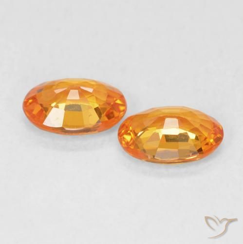 Shop natural 1.02ct Ambre orange Saphir gems, ovale, from Tanzanie at GemSelect. In stock, global shipping!