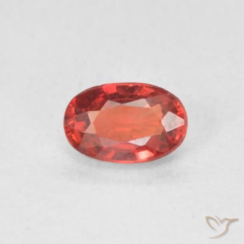 0.59ct Naturel Rouge cramoisi vif Saphir, ovale, VVS-VS