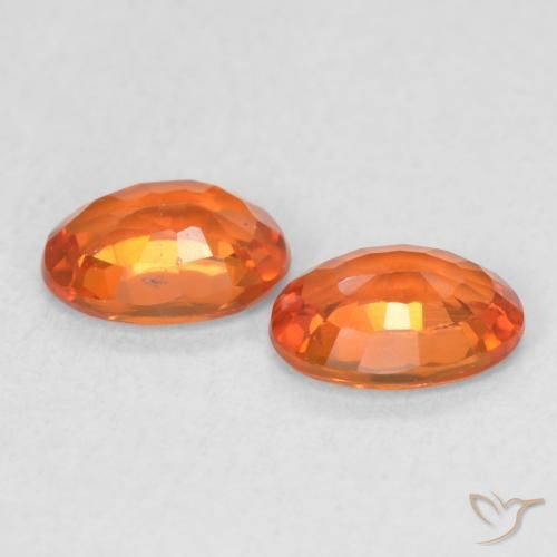 Shop natural 1.16ct Orange vif Saphir gems, ovale, from Tanzanie at GemSelect. In stock, global shipping!