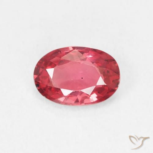 0.47ct Naturel Rouge moyen Saphir, ovale, VVS-VS