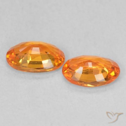Shop natural 1.07ct Orange vif Saphir gems, ovale, from Tanzanie at GemSelect. In stock, global shipping!