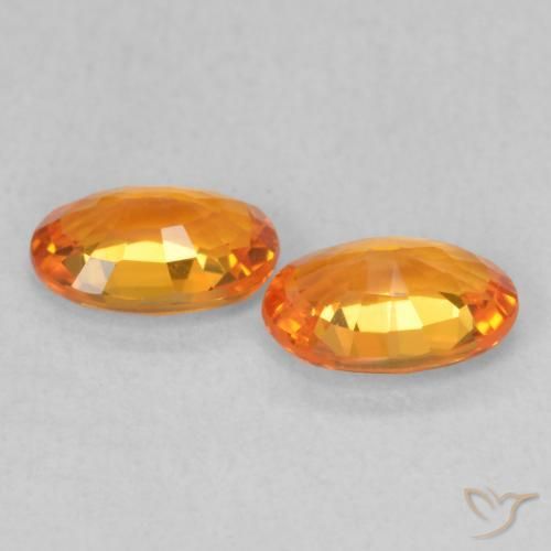 Shop natural 1.08ct Orange vif Saphir gems, ovale, from Tanzanie at GemSelect. In stock, global shipping!