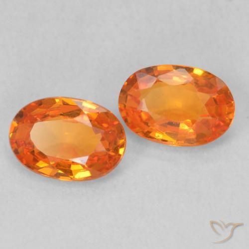 Shop natural 1.20ct Orange vif Saphir gems, ovale, from Tanzanie at GemSelect. In stock, global shipping!