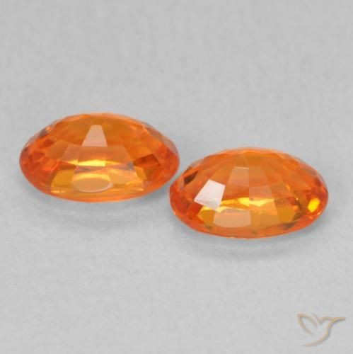 Shop natural 1.22ct Orange moyen Saphir gems, ovale, from Tanzanie at GemSelect. In stock, global shipping!