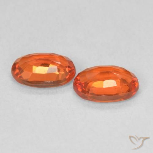 Shop natural 1.20ct Orange feu Saphir gems, ovale, from Tanzanie at GemSelect. In stock, global shipping!