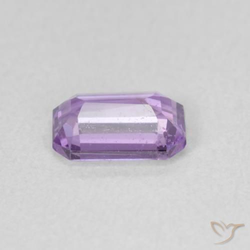 Saphir Violet rosâtre léger naturelle Octogone / coupe Émeraude, 0.68 ct, VS