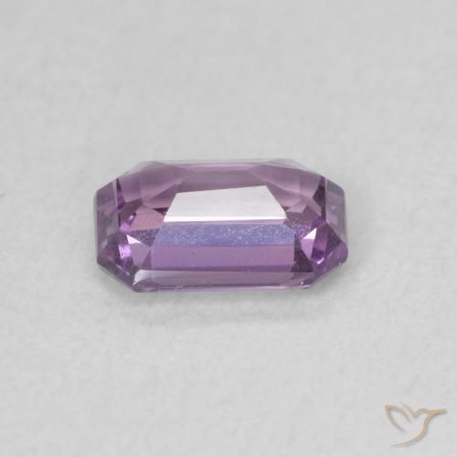 Saphir Pourpre moyen naturelle Octogone / coupe Émeraude, 0.65 ct, VVS-VS