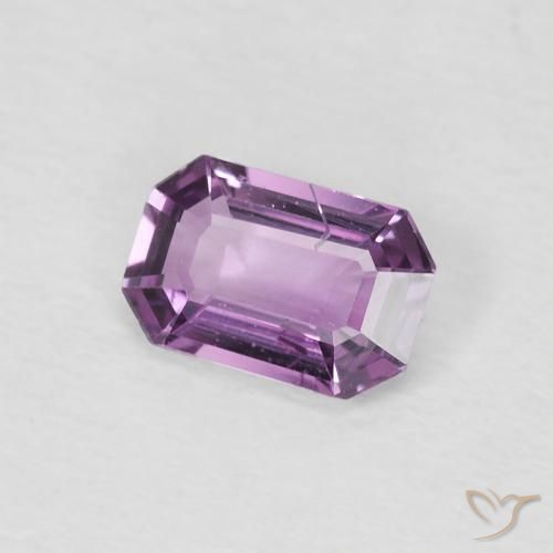 Saphir Medium Dark-Purple naturelle Octogone / coupe Émeraude, 0.60 ct, VS-SI