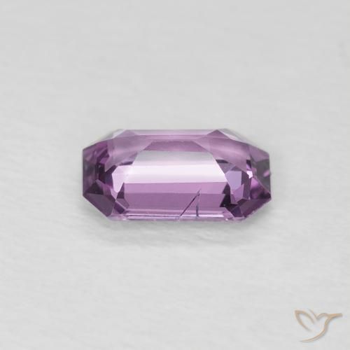 Saphir Medium Dark-Purple naturelle Octogone / coupe Émeraude, 0.60 ct, VS-SI