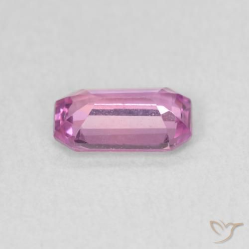 Saphir Pourpre-rose naturelle Octogone / coupe Émeraude, 0.57 ct, VVS