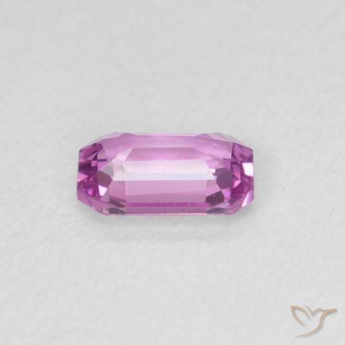 Saphir Medium Light-Purple naturelle Octogone / coupe Émeraude, 0.62 ct, VVS