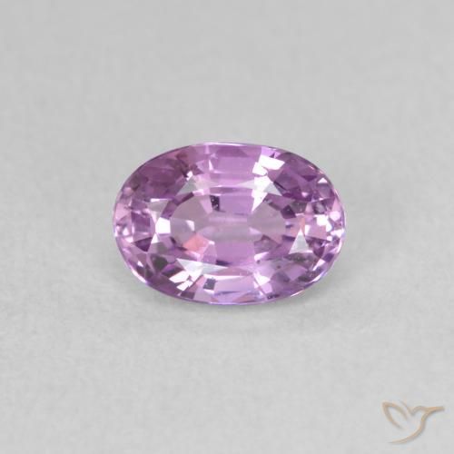 0.73ct Naturel Pourpre rosâtre moyen Saphir, ovale, VS