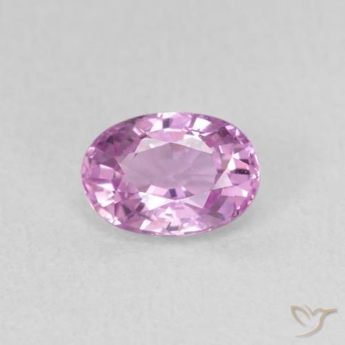 0.73ct Naturel Medium Light-Purple Saphir, ovale, VVS