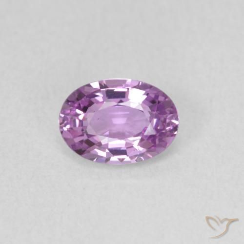 0.57ct Naturel Violet clair Saphir, ovale, VVS