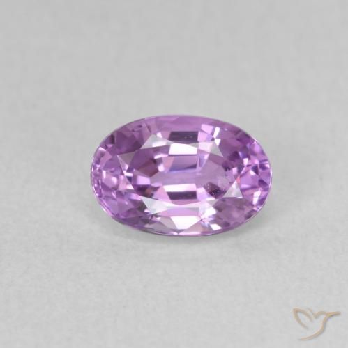 0.76ct Naturel Pourpre électrique Saphir, ovale, VS