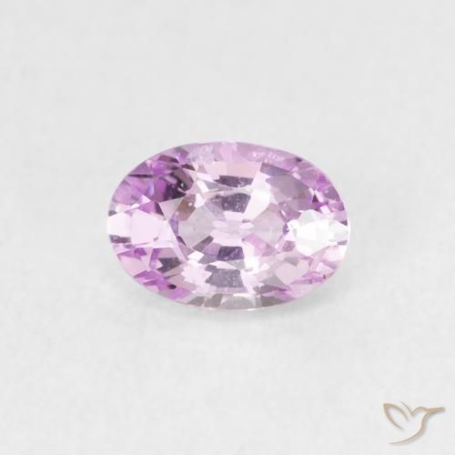 Saphir Rose Pourpre naturelle ovale, 0.64 ct, VS