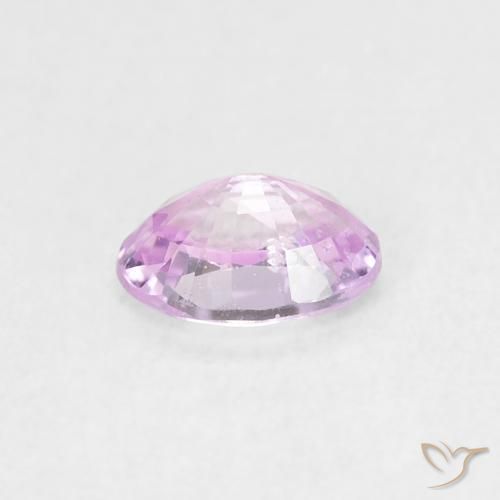 Saphir Rose Pourpre naturelle ovale, 0.64 ct, VS