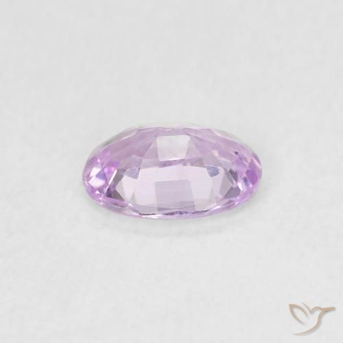 Saphir Rose royal très clair naturelle ovale, 0.54 ct, VVS