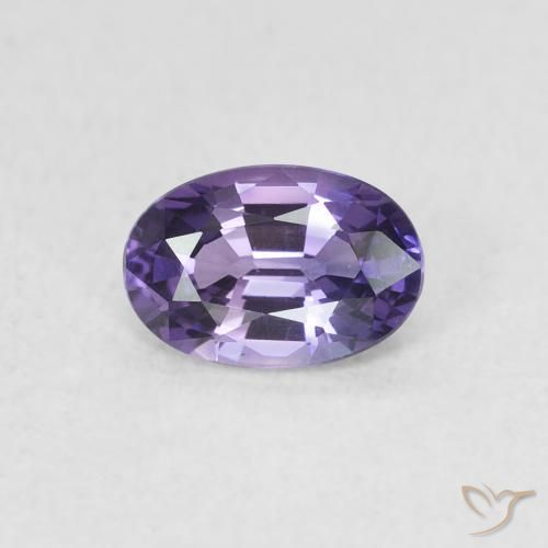 0.63ct Naturel Violet raisin Saphir, ovale, VVS
