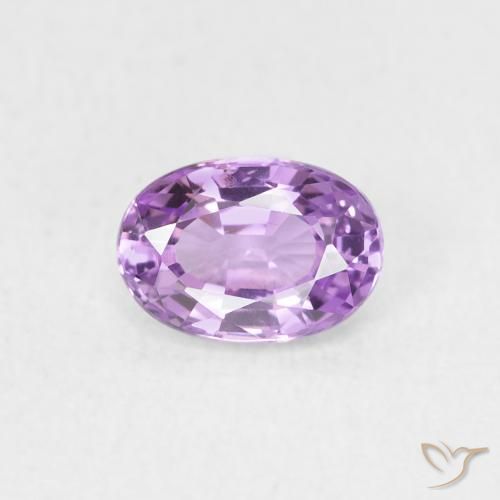 0.64ct Naturel Pourpre électrique Saphir, ovale, VVS